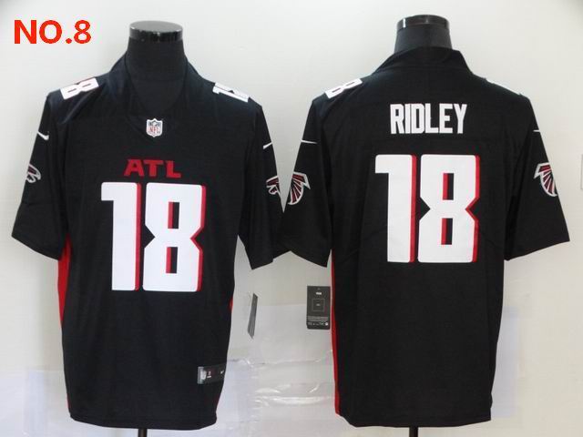 Men's Atlanta Falcons 18 Calvin Ridley Jesey NO.8;